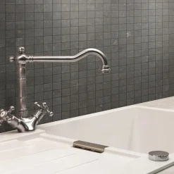 Klinkermosaik Arredo Archgres Mörkgrå 2,5x2,5 cm