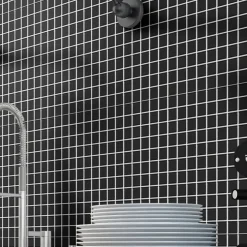 Klinkermosaik Arredo Titan Svart Matt 3x3 cm