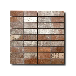 Klinkermosaik Lhådös Corten Brons 3x7 cm