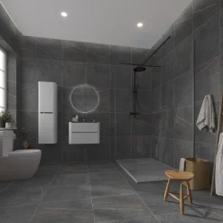 Klinker Tenfors Bellevue Graphite Marmor Matt 60x60 cm