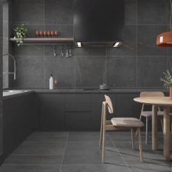 Klinker Tenfors Bellevue Graphite Marmor Matt 60x60 cm