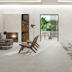 Klinker Tenfors Glamstone White Matt 75x75 cm