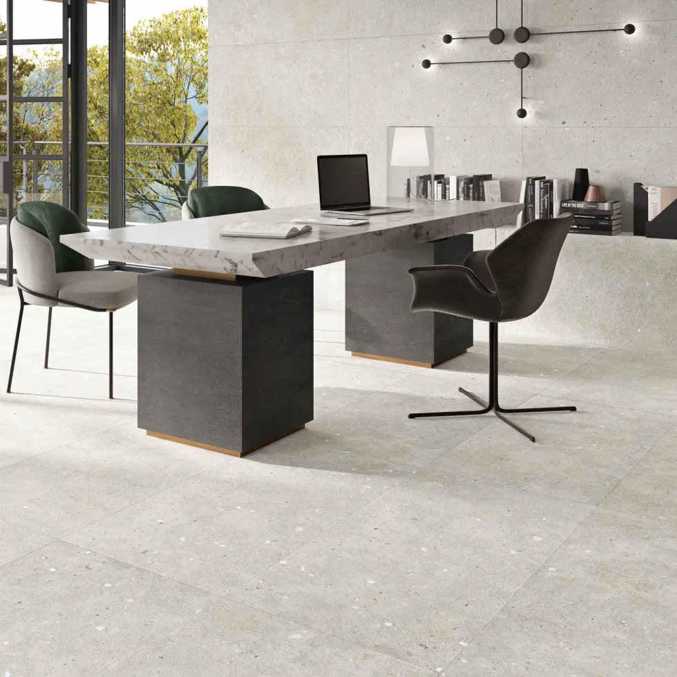 Klinker Tenfors Glamstone White Matt 75x75 cm