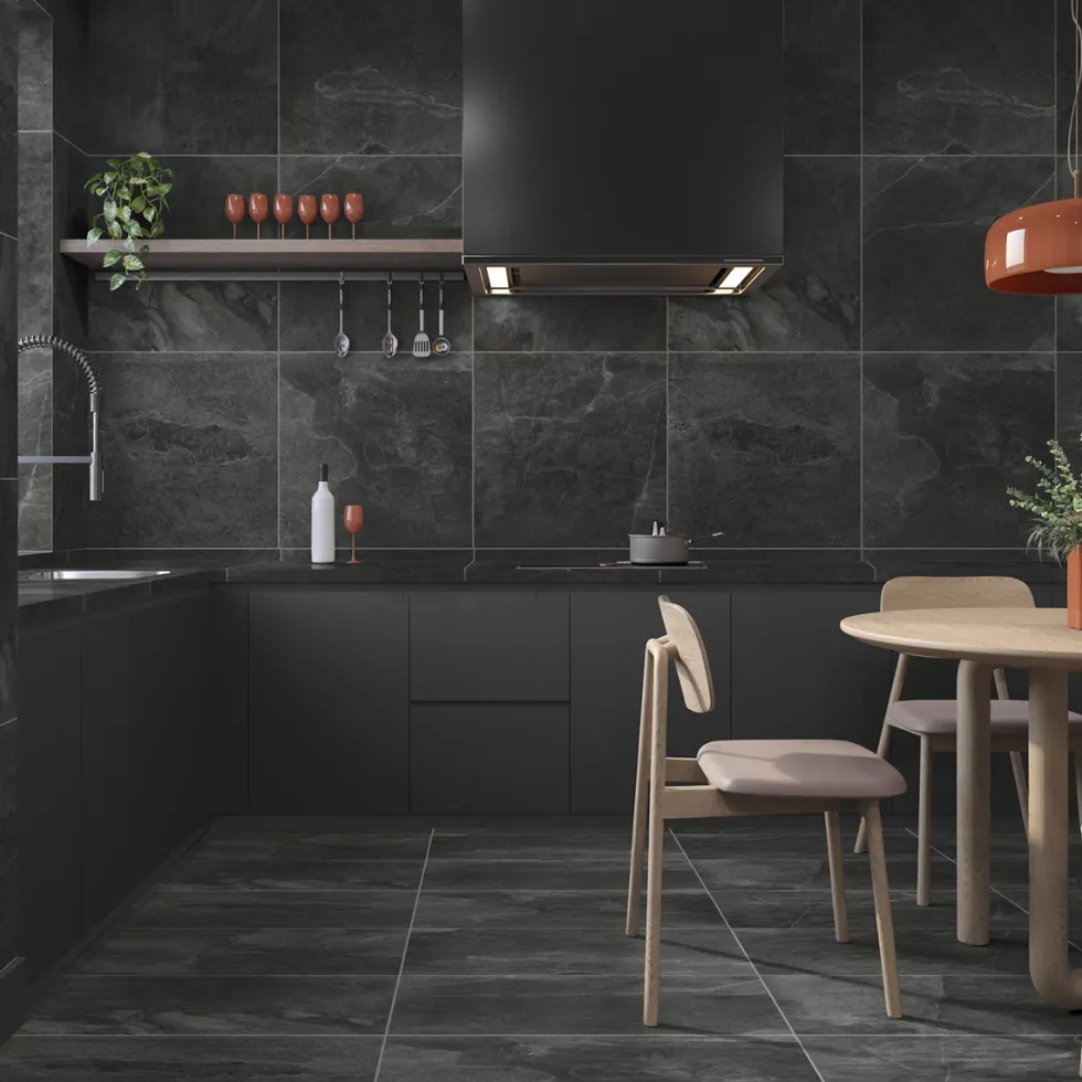 Klinker Tenfors Makai Marengo Marmor Matt 60x60 cm