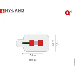 Klätterställning Hy-Land Projekt Q 4