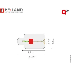 Klätterställning Hy-Land Projekt Q 2 + Swingmodul