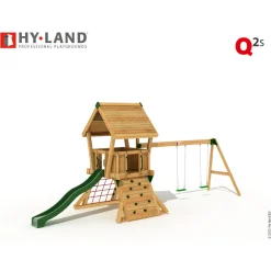 Klätterställning Hy-Land Projekt Q 2 + Swingmodul
