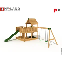 Klätterställning Hy-Land Projekt 5 + Swingmodul