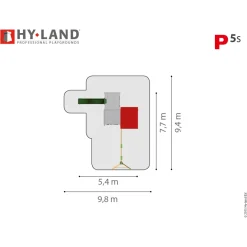 Klätterställning Hy-Land Projekt 5 + Swingmodul