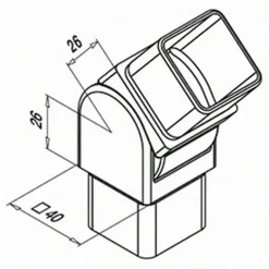 Knä/veck Herrljunga Ledstångsfabrik Inomhus