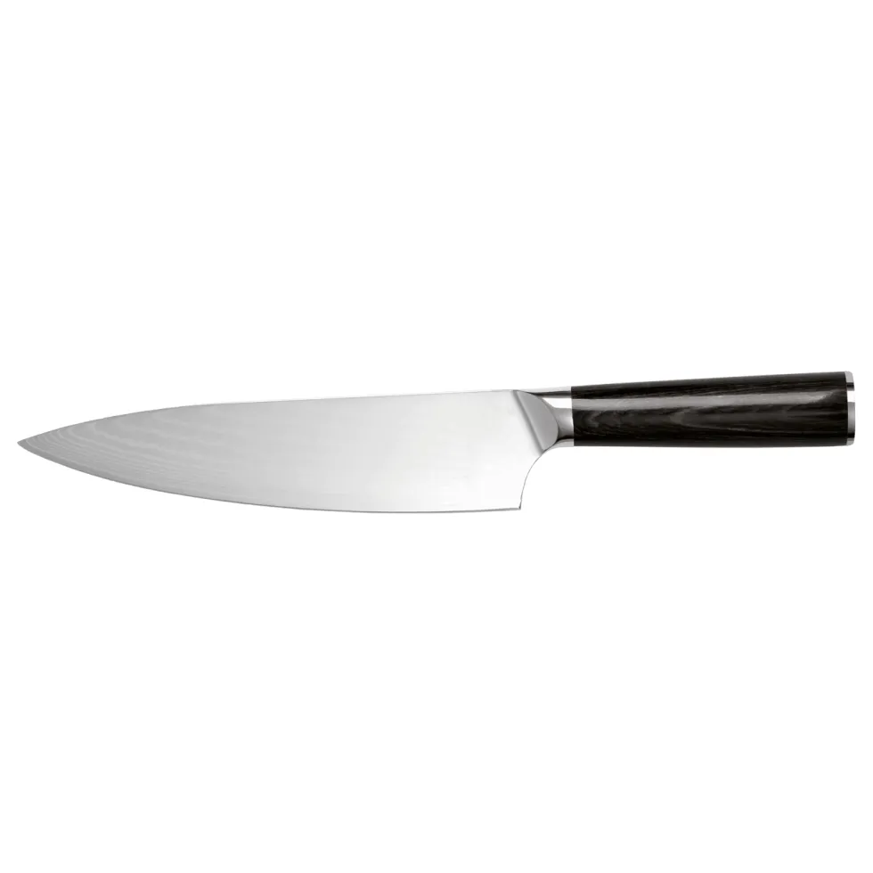 Kockkniv Pepper Damascus VG-10 Pakkawood
