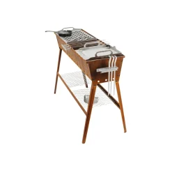 Kolgrill GrillSymbol Naked Chef XL i Cortenstål med Ventilationsgaller