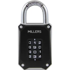 Kombinationshänglås Millers 4606 Mä Sv