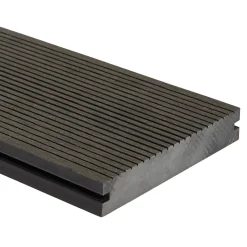 Komposittrall gop Woodlon Mörkgrå Solid 5400 mm Helpall