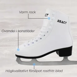 Konståkningsskridskor React Vit