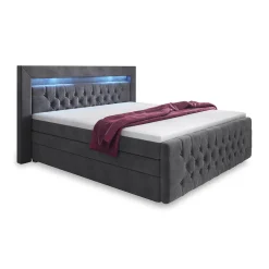 Kontinentalsäng Cloud47 Sängpaket Franco Lyx 180x200 med Förvaring och LED-belysning