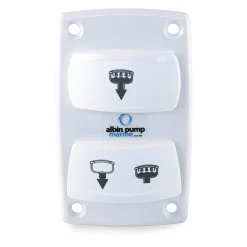 Kontrollpanel Albin Group Marine för Silent Elektrisk Toalett Rocker Switch
