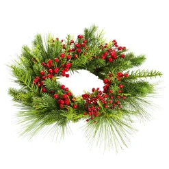 Krans Nordic Winter med Bär och Barr