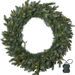 Krans Star Trading Greyland 80 cm LED-Ljuskrans
