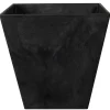 Kruka Artstone Ella Svart 30 x 30 x 29 cm