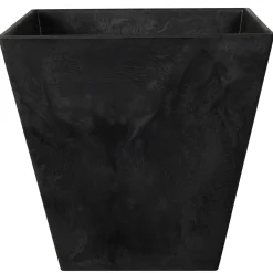 Kruka Artstone Ella Svart 30 x 30 x 29 cm