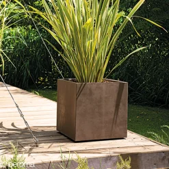 Kruka Deroma Millennium Brownstone Fyrkantig Med Hjul 48 x 49 x 49 cm