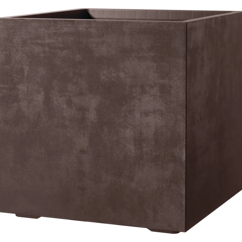 Kruka Deroma Millennium Brownstone Fyrkantig Med Hjul 48 x 49 x 49 cm