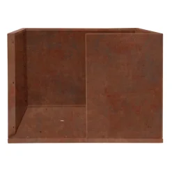 Kruka Skotte Garden Modulär Corten Hörn