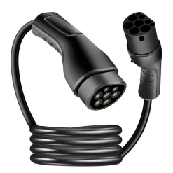 Laddkabel LogiLink Elbil Typ 2 3-fas 20A 11kWLängd: 5 m