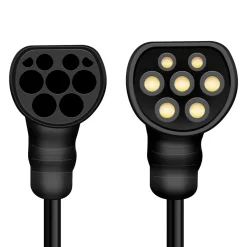 Laddkabel LogiLink Elbil Typ 2 3-fas 20A 11kWLängd: 5 m