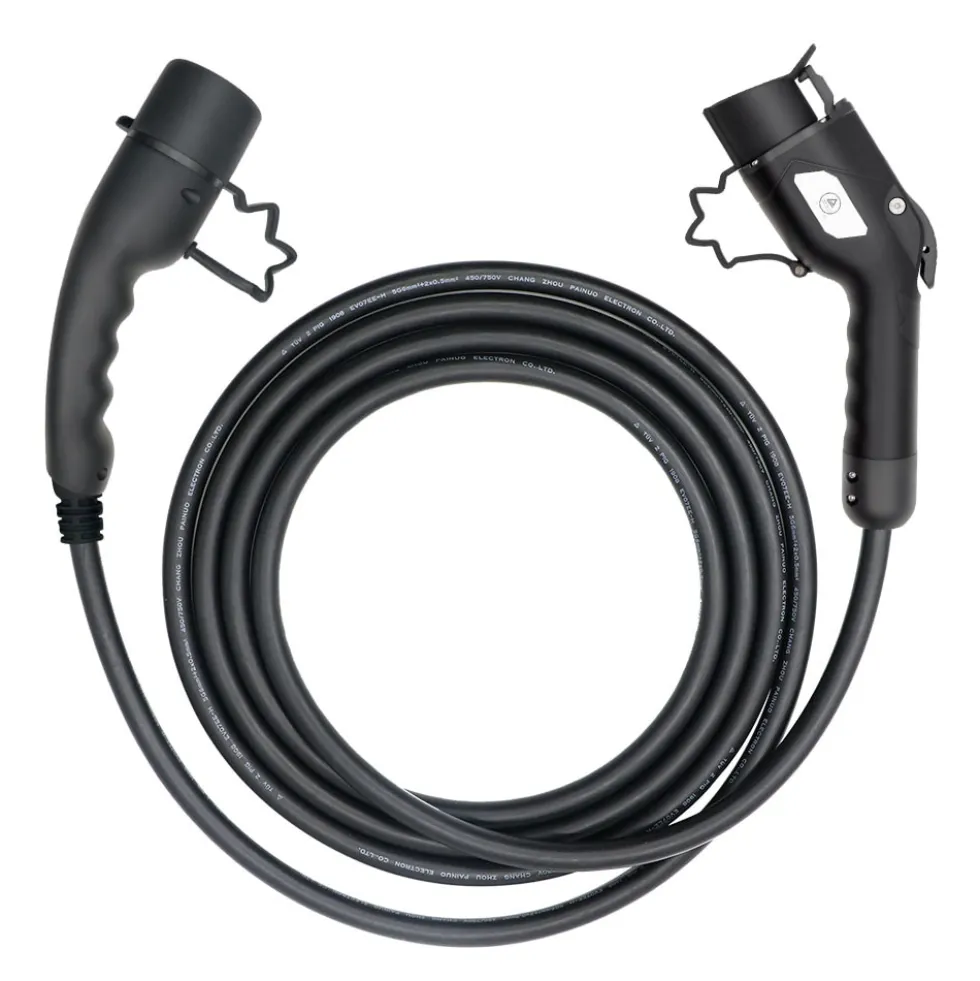 Laddkabel Motorwerk EV Type2–Type1 3,6kW (230V,16A, 3m)