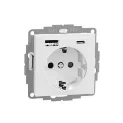 Ladduttag Elko USB A+C 3A Schuco RS Renvit