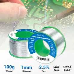 Lödtenn LogiLink Blyfritt 1mm 100g
