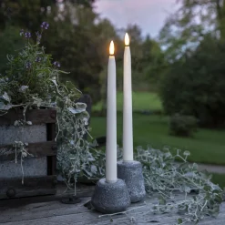 LED-Antikljus Star Trading Flamme Slim 2-pack Outdoor