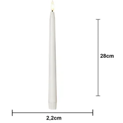 LED-Antikljus Star Trading Flamme Slim 2-pack Outdoor