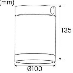 LED-armatur Hide-a-lite Milo Xl Down