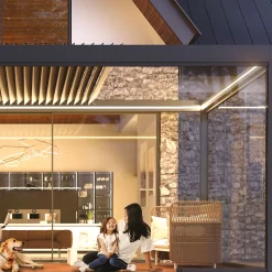 LED-belysning Allvy Oskura XL Till Pergola Med Dimbar Fjärrkontroll