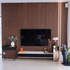 LED-Belysning Wood on wall Akustikpanel Smal