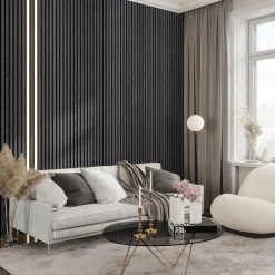 LED-Belysning Wood on wall Akustikpanel Smal