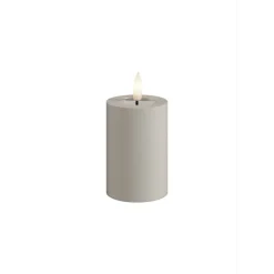 LED-Blockljus DeluxeHomeart Utomhus 5x7,5 cmSand