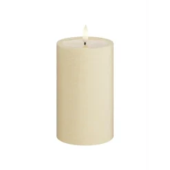 LED-Blockljus UNIQUE Candles 7,5x12,5 cm