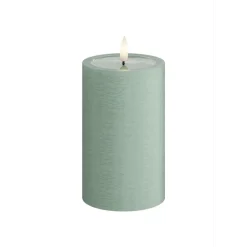 LED-Blockljus UNIQUE Candles 7,5x12,5 cm