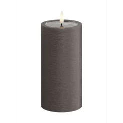 LED-Blockljus UNIQUE Candles 7,5x15 cm