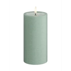 LED-Blockljus UNIQUE Candles 7,5x15 cm
