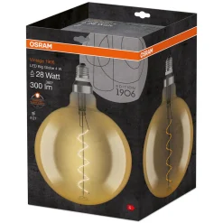 LED-Lampa Osram Big Globe (28) E27 820 Gold 5W Globe 200