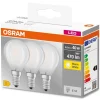 LED-Lampa Osram Klot (40) E14 Matt 3-p Cl P