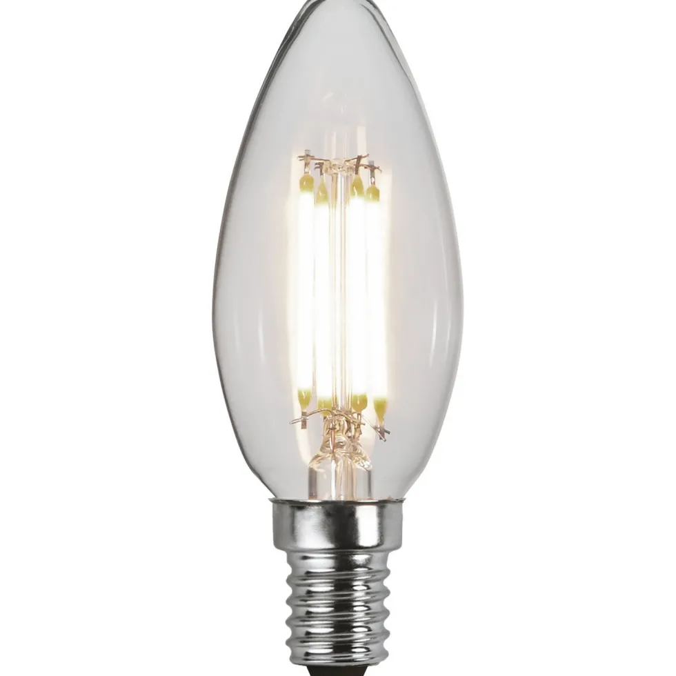 LED-lampa Star Trading E14 C35 Clear 3-step memory