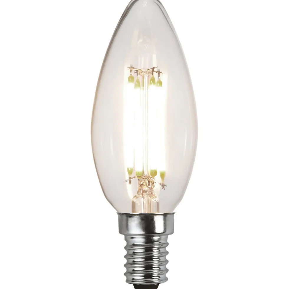 LED-lampa Star Trading E14 C35 Clear 3-step memory