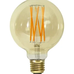 LED-lampa Star Trading E27 G95 Vintage Gold Dimbar