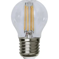 LED-lampa Star Trading Filament E27 G45 Klar Dimbar 4,2W